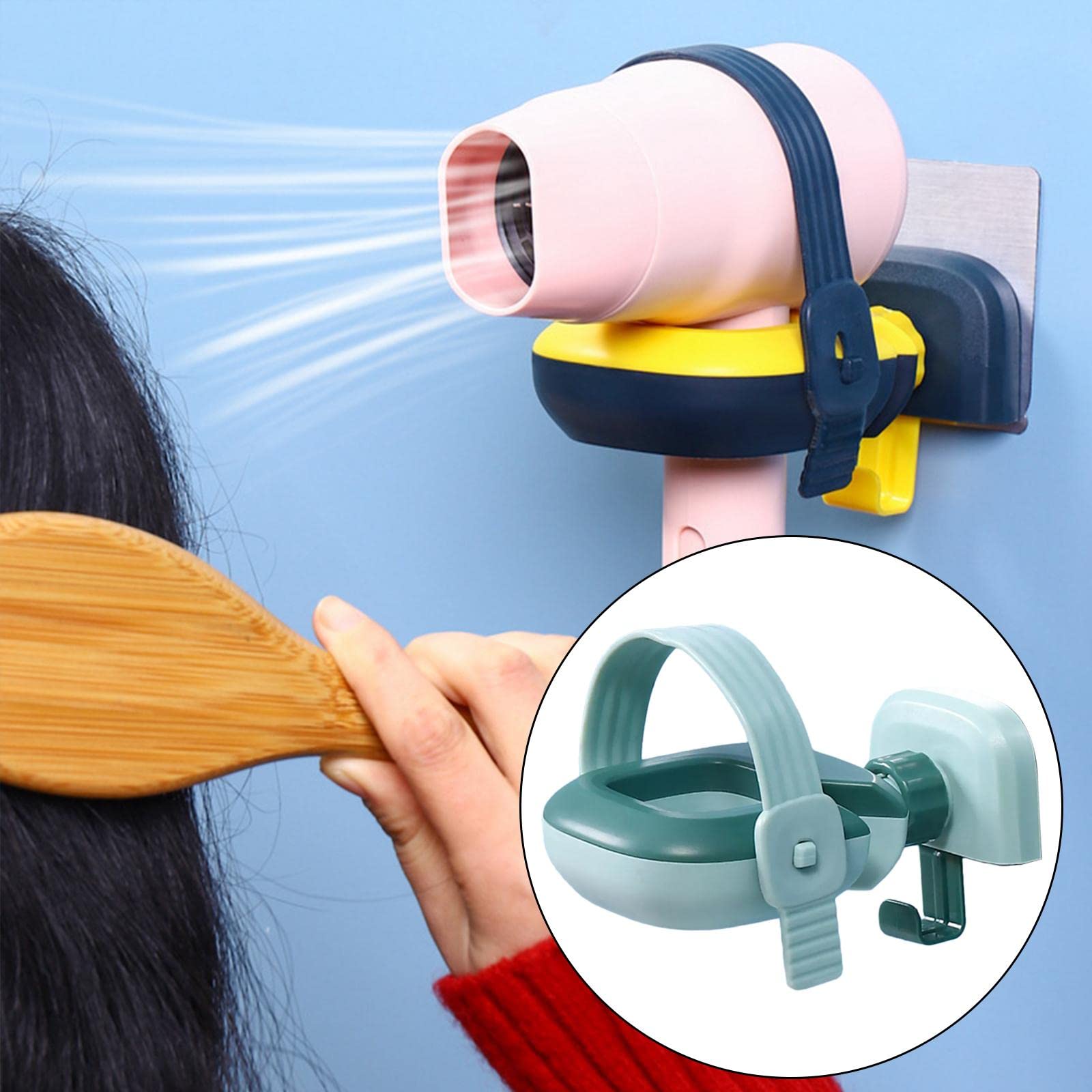 Qianly 5X Household Hair Dryer Holder Hair Dryer Bracket, Hair Dryers Home