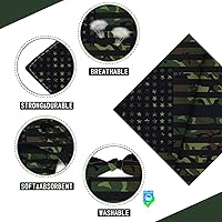 Vista 31 de Sunflower with Leaves Dog Bandana Washable Pets Scarf Triangle Adjustable Handkerchief, Double Sided Printing, Black,Sunflower (Large)