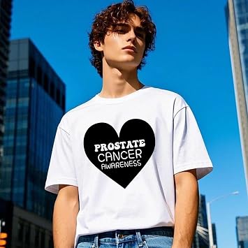 Prostate Cancer Awareness transfers Iron on Printing Patches DIY dtf for Clothes Crafts Applique Art Decoration Stickers for Fabric 4pcs