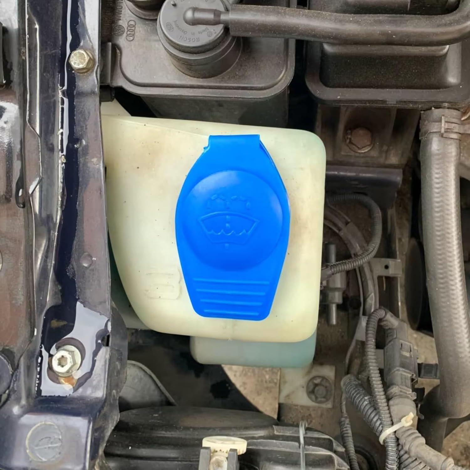 フロントガラスウォッシャーキャップ Compatible With A3 S3 1996-2024 対応 1個 車用フロントガラスウ