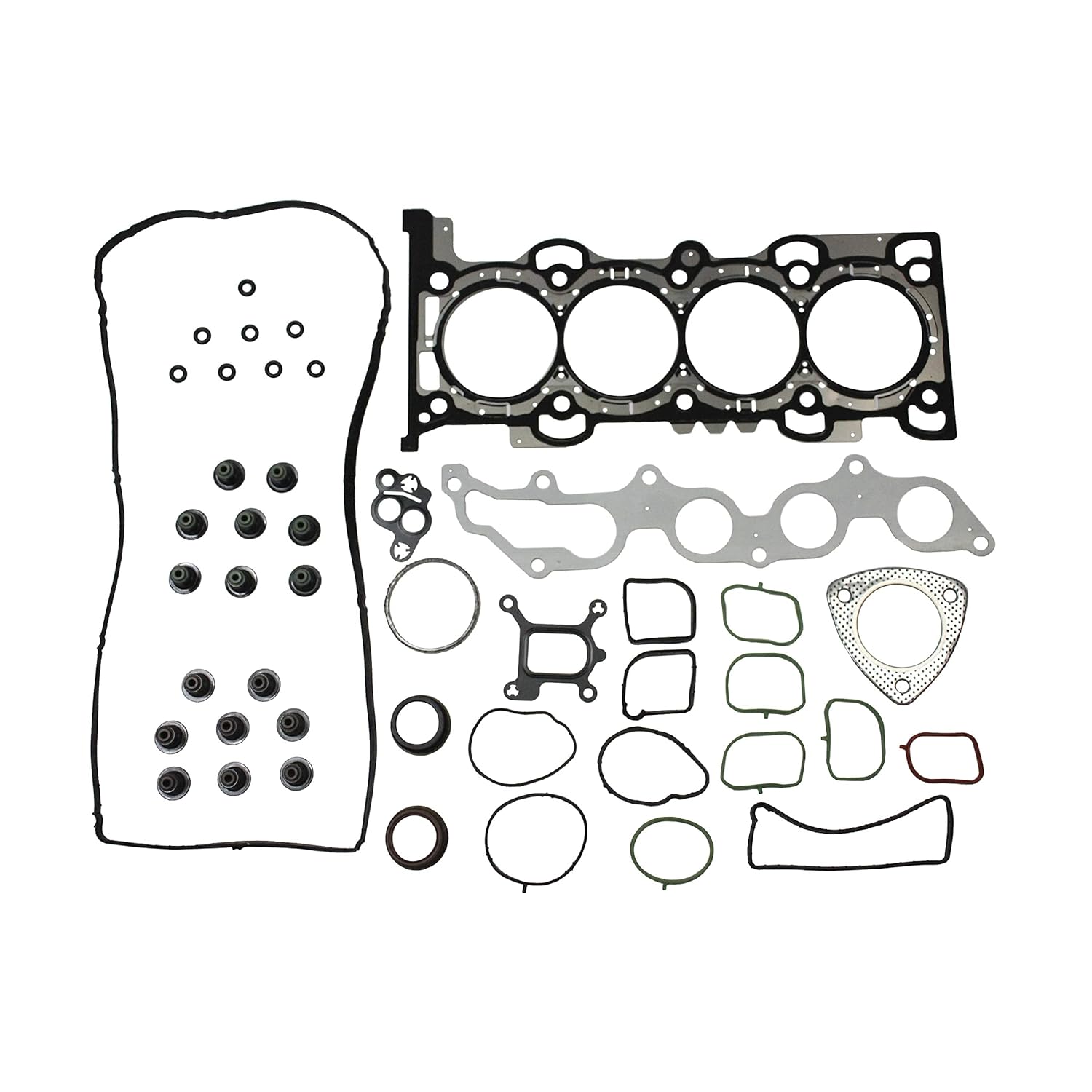 DNJ HGS4319 Cylinder Head Gasket Set for 2011-2013 Ford, Lincoln, Mercury Escape, Fusion, Milan 2.5L L4 16V DOHC 2488cc