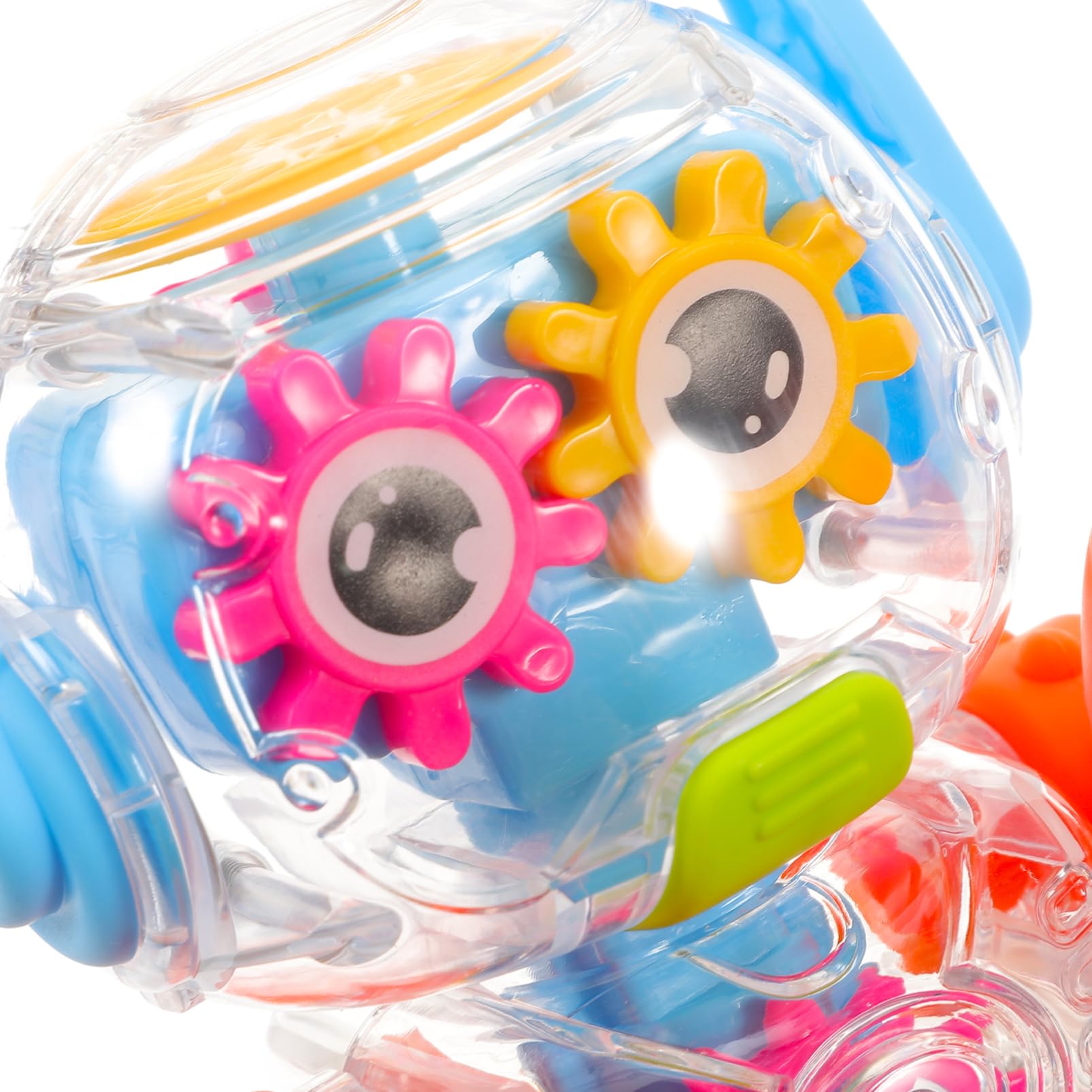 ERINGOGO Robot Toy Electric Boys and Girls Robot Toy Wheels Abs Material Portable for Boys Girls Birthday Party Random