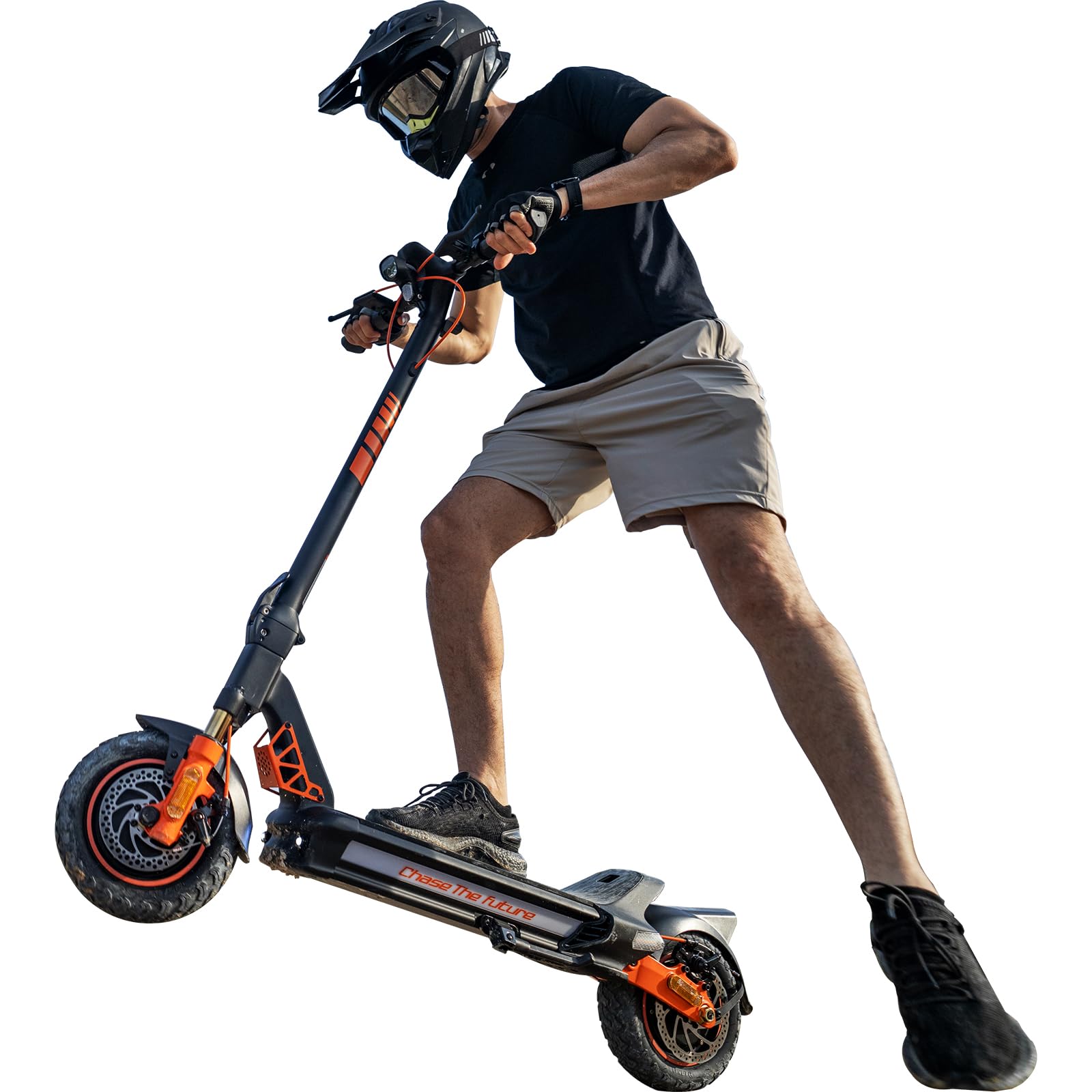 Electric Scooter, Up to 25/31MPH, 25-50 Miles Long Range, 1000W/1200W/1600W*2 Off Road Motor, Dual Disc Brakes with EABS, Damping Adjustable Full Suspensions Adults E-Scooter with APP