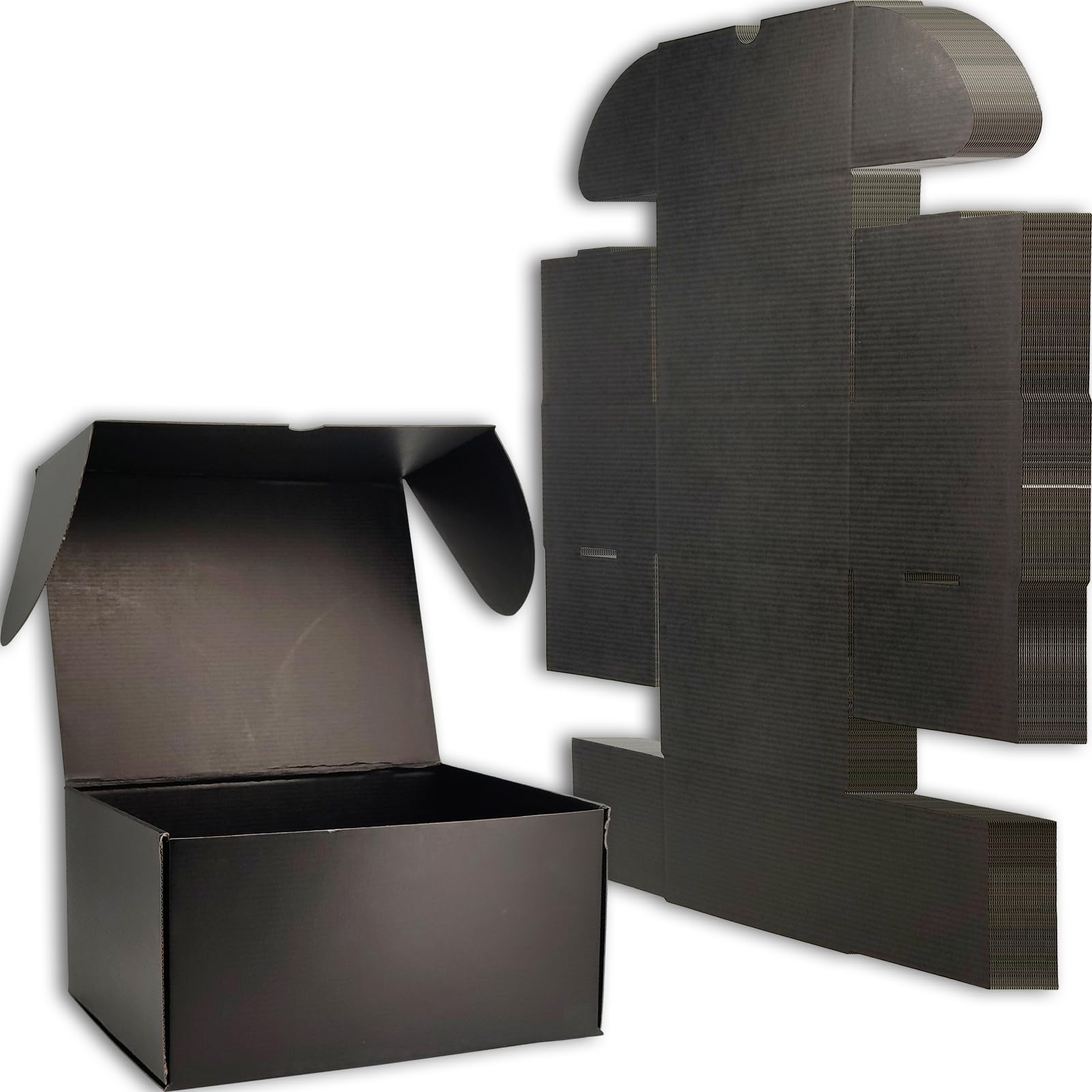 Cenoid Medium Postal Boxes, 30x15x15cm Black Postage Parcel Shipping Cardboard Boxes for Posting Shipping Delivery Packaging boxes for Small Business (Pack of 15)