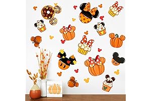Fall Cartoon Mouse Wall Decals