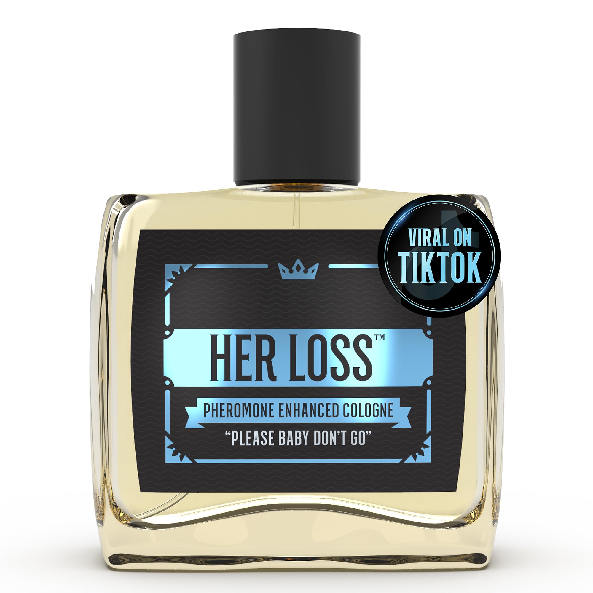 Her Loss Pheromone Cologne For Men - Bold, Long-Lasting Fragrance with Amber, Spice & Dark Woods  Premium Eau De Cologne Spray for Men