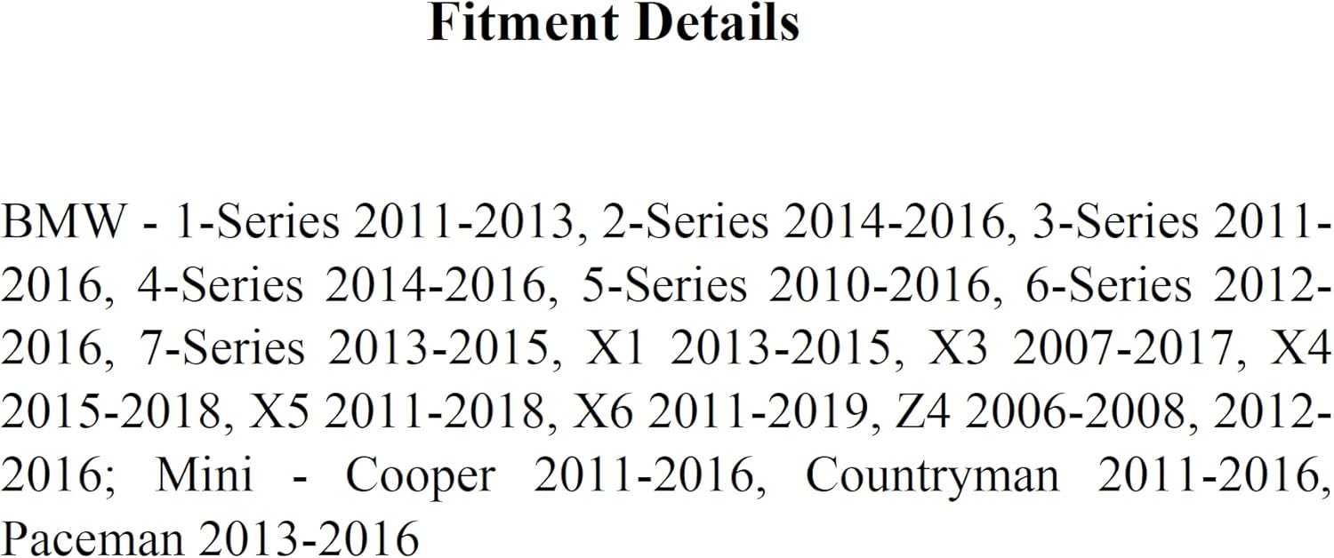 Delphi GN10571 Pencil Ignition Coil fitment details for various BMW and Mini models
