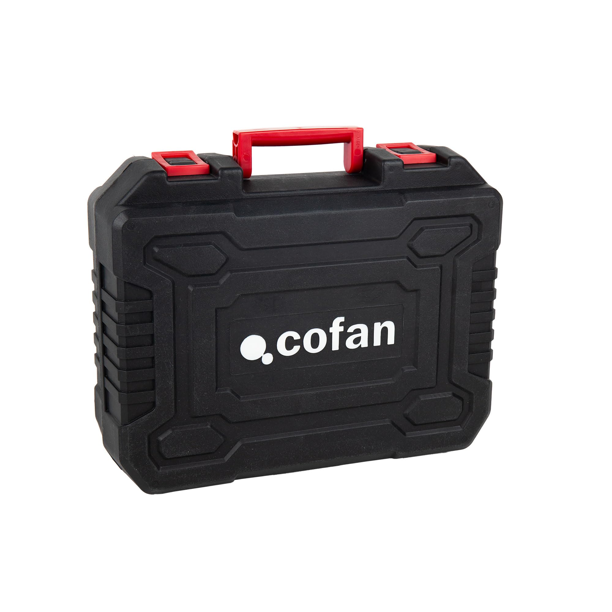 Cofan Amoladora a batería | Batería Li-ion de 20 V + Cargador incluidos | Apta para discos de ø115mm