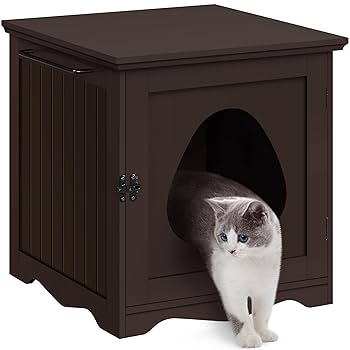 キティ ミニキャビネットHLBLQB2 Amazon.com: Yaheetech Cat Litter Box Enclosure, Litter