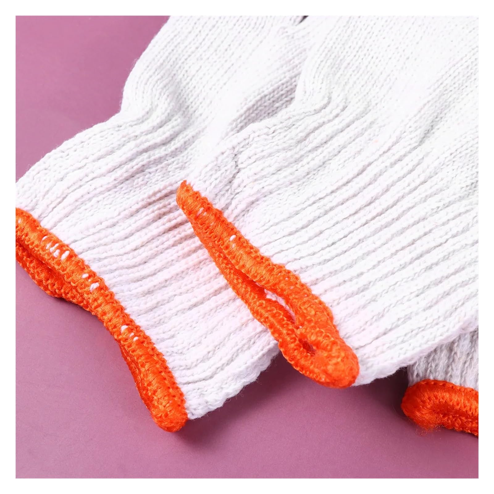 Guantes De Trabajo 24 pares de guantes antideslizantes de hilo de algodón