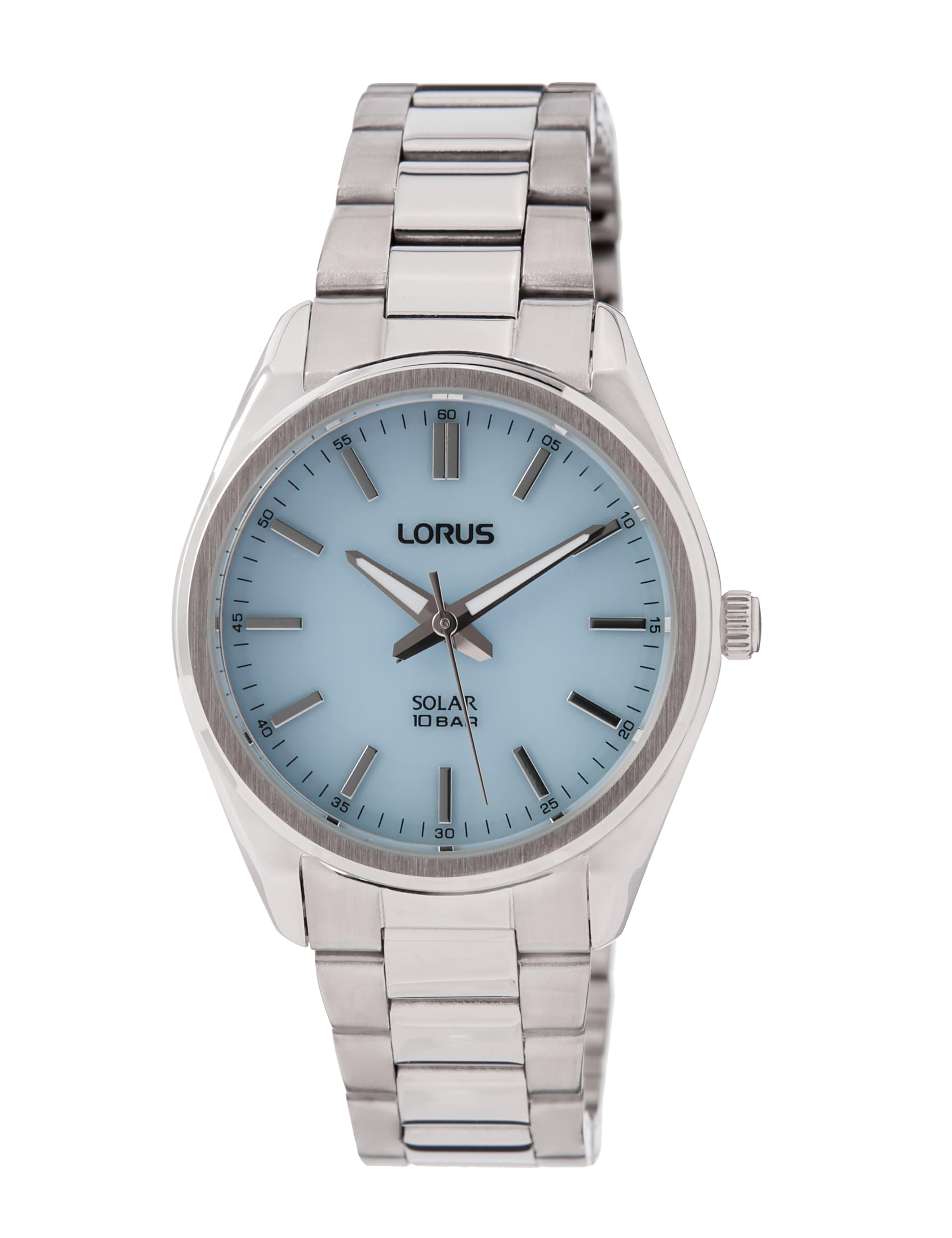 Lorus Damen Analog Quarz Uhr mit Metall Armband RY511AX9, Blau