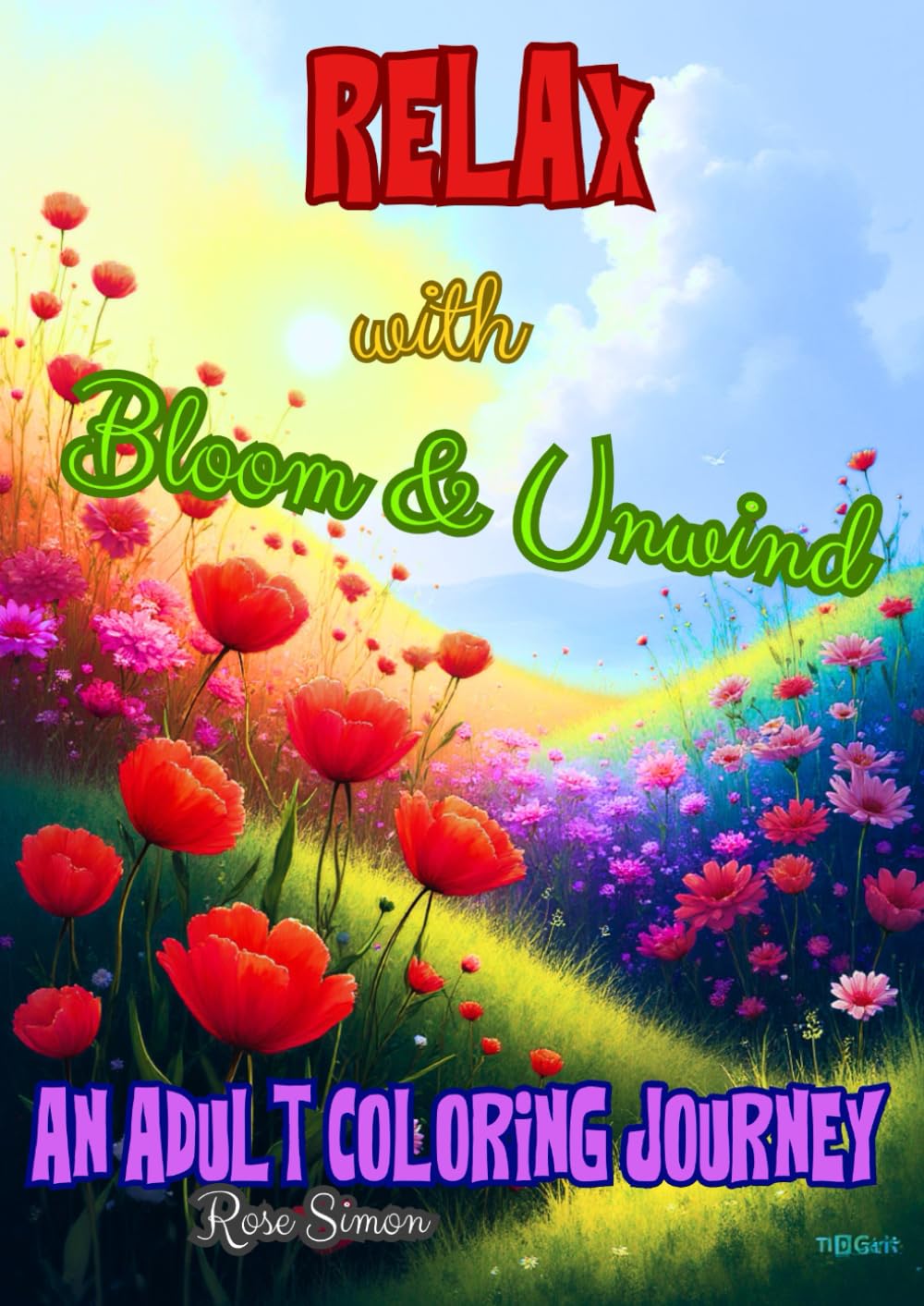 Relax with Bloom & Unwind: An Adult Coloring Journey