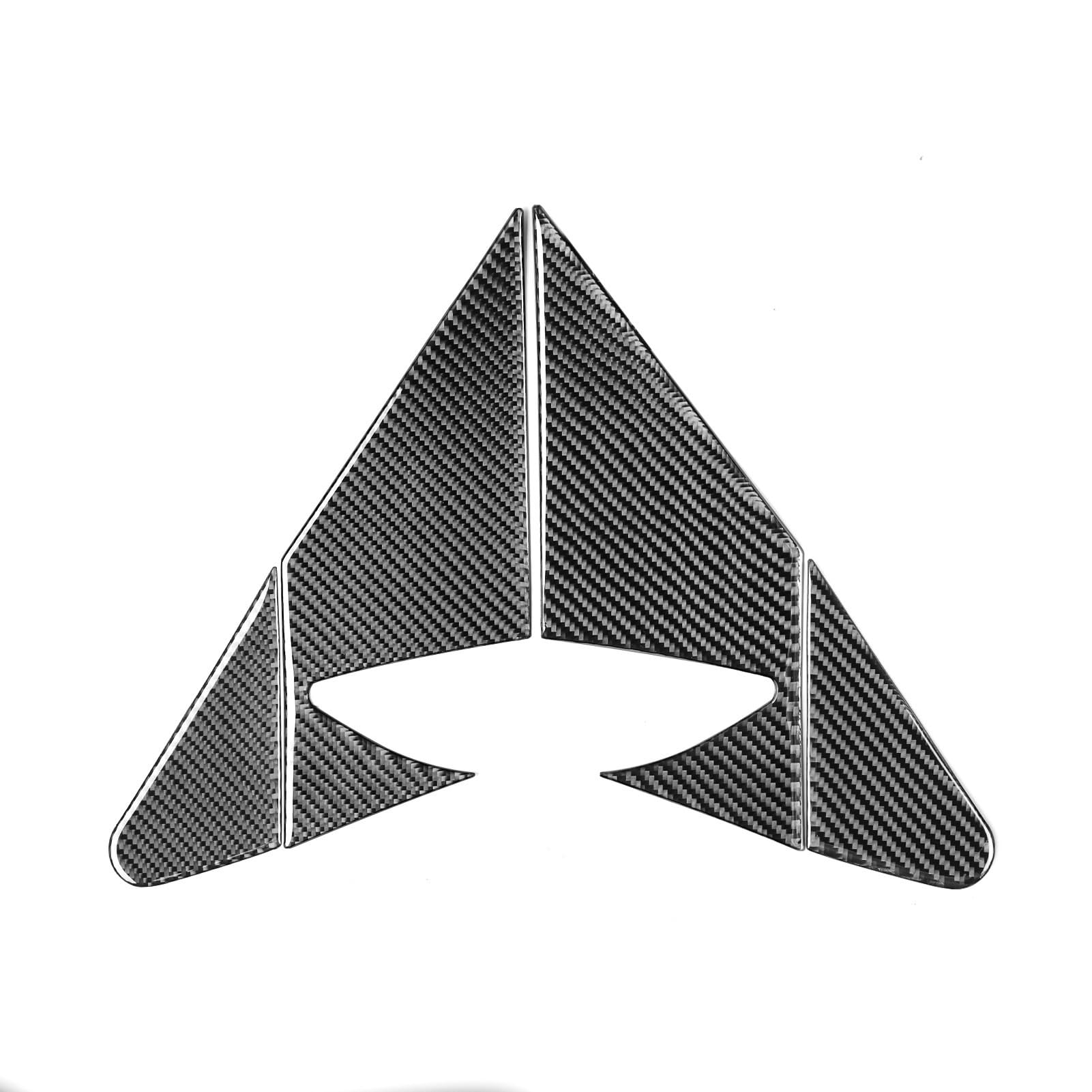 Autocollant de voiture en carbone haut de gamme pour vitres Toyota RAV4 2006 - 5