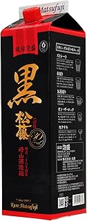 【職人 手造り】泡盛 黒の松藤 古酒 ブレンド 30度 1800ml 紙パック 沖縄 あわもり 糖質ゼロ プリン体ゼロ 低カロリー 焼酎 ハイボール 炭酸 割り ランキング 父の日 ギフト プレゼント