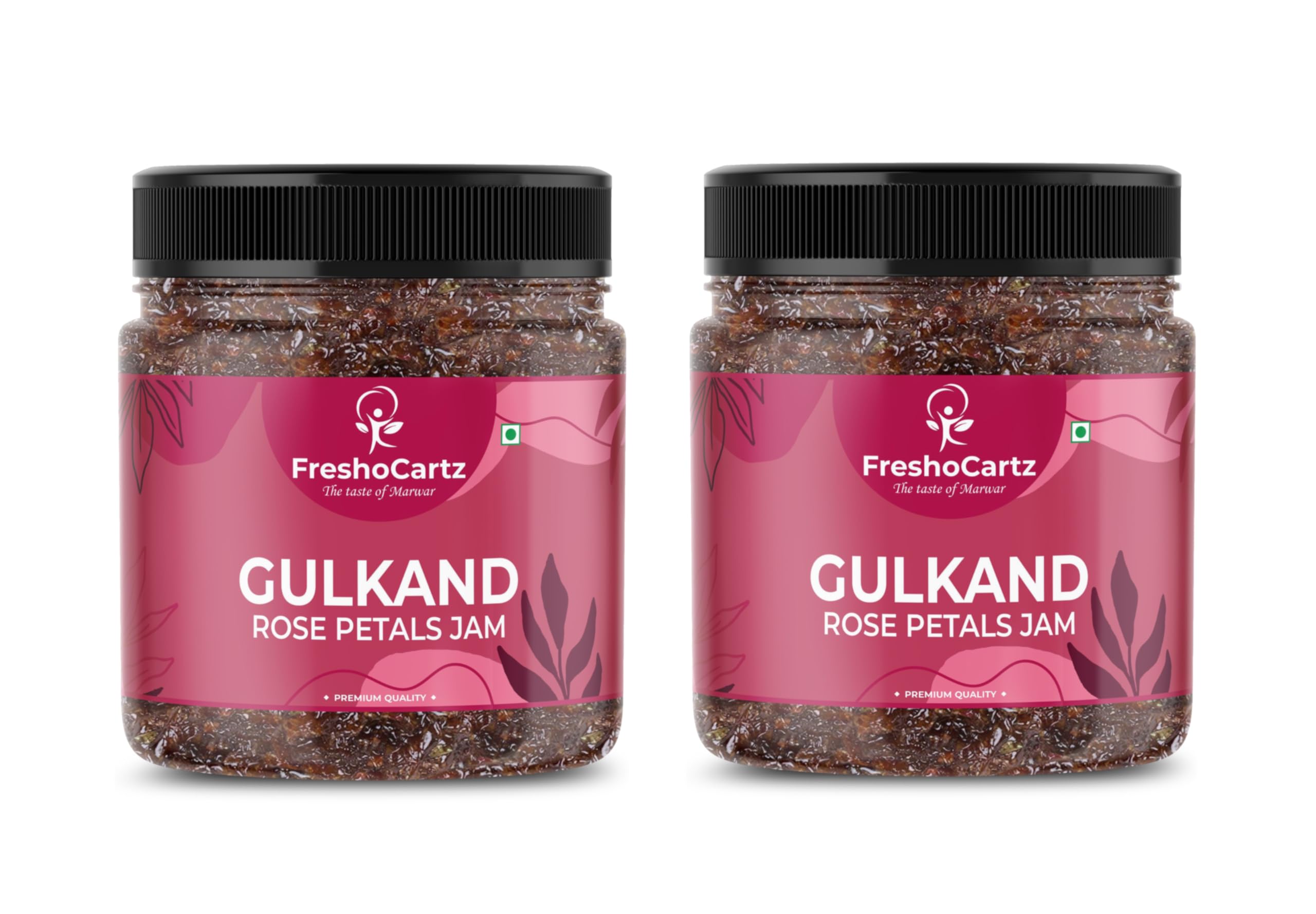 FreshoCartz Himalyan Gulkand | Rose Petal Jam | 100% Sun-Cooked Pure No Artificial Flavours | Digestive & Healthy Rose Gulkand - Jar Pack (400g (Pack of 2)) (B0D66G88MY) Amazon Price History, Amazon Price Tracker