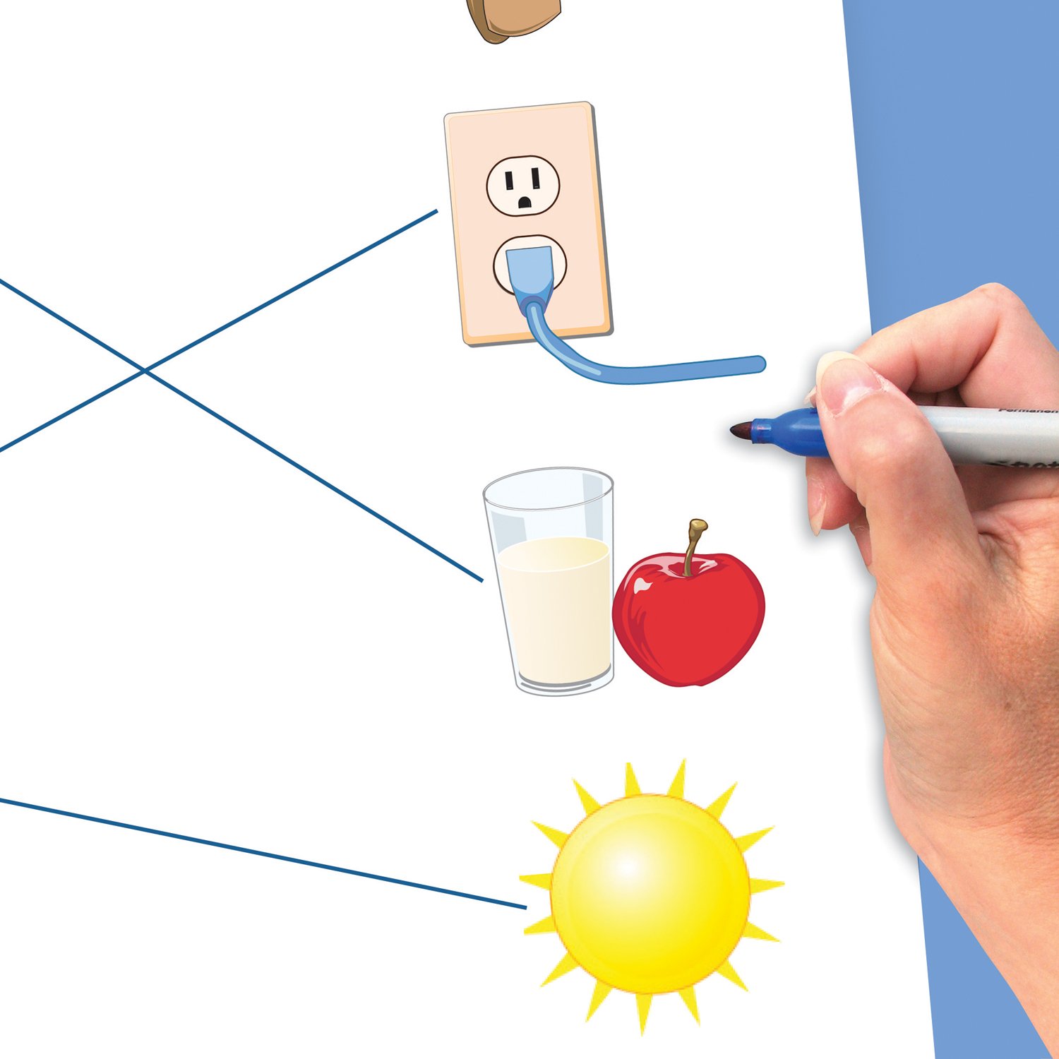 All About Energy Flip Chart Set (Grades 3 - 5) - 10 Laminated Write-On/Wipe-Off, Double-Sided Charts Mounted on Easel with Activity Guide