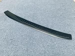 Rear Bumper Guard Trunk Edge Black Rubber Protector Strip Trim - Foto 4