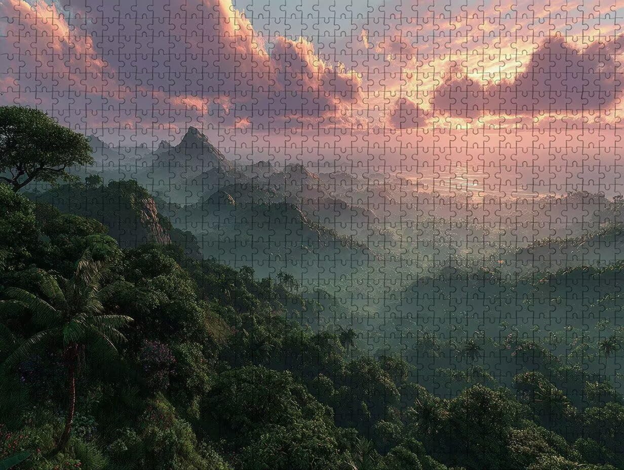 Puzzle 3000 elementów dla dorosłych roślin, drewniane puzzle 122 x 81 cm, dla mężczyzn kobiet starszych seniorów, części ściśle do siebie pasują, dekompresja, dekoracja ścienna, prezenty dla