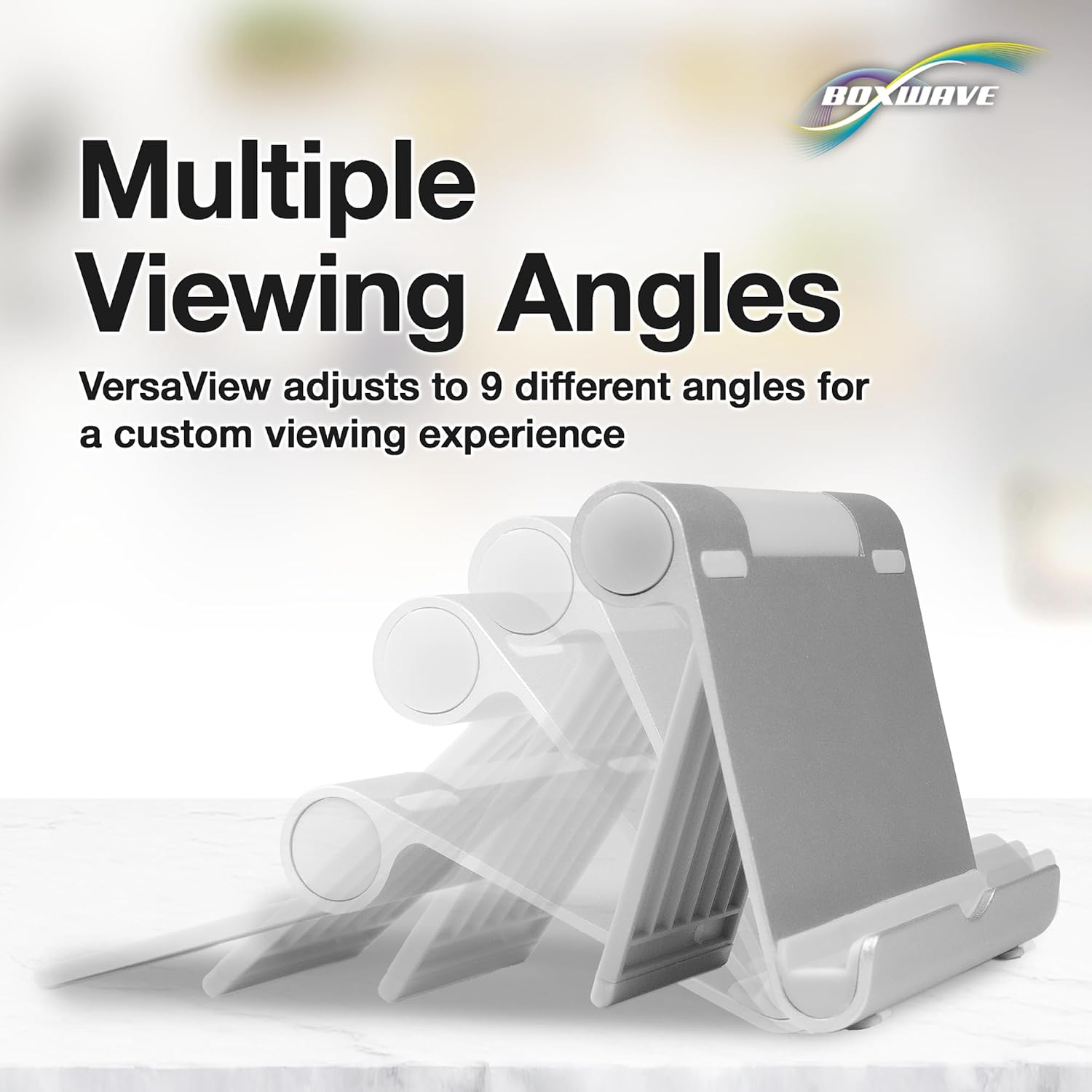BoxWave Stand and Mount Compatible with Philips W8578 - VersaView Aluminum Stand, Portable, Multi Angle Viewing Sturdy