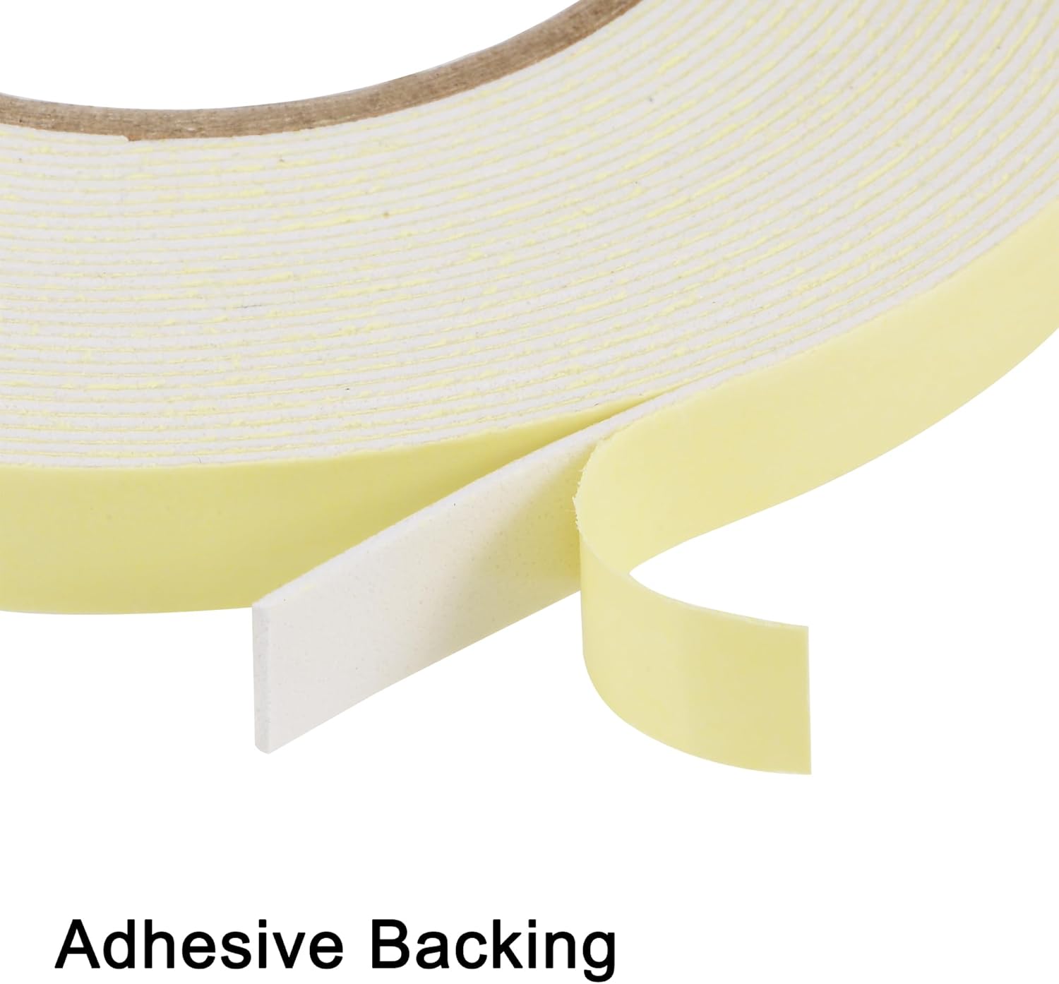 Sealing Foam Tape 12mm Wide 1mm Thick 10m/32.8ft Long, EVA Self Adhesive Weather Strip for Window Door Insulation