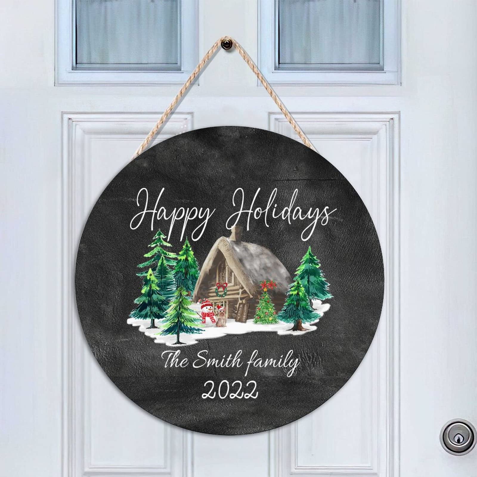 Plaque en bois personnalisée de 40 cm pour habiller un mur vide