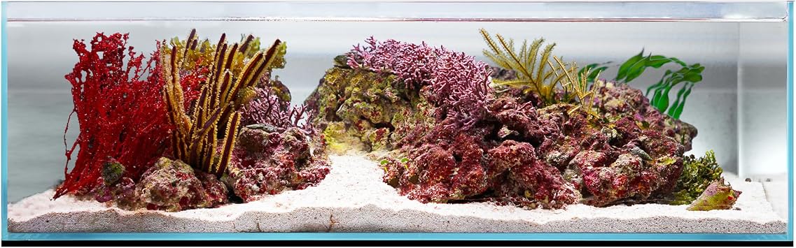 UNS Ultra Clear Rimless Tank - 10.2GAL | 38.8L - 23.62x14.17x7.08 | 60x36x18 CM, 5mm Glass Thickness, Leveling Mat Included - Low Iron, High Clarity Fish Tank w/ 45 Mitered Edge - [60S]