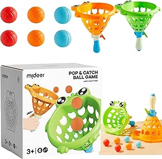 Launch Catch Ball - Interactive Launch Catch Game for Children - Portable Launch Catch Toy for Relaxing, Working Out, Holiday Party, Indoor & Outdoor for Two Players Novent