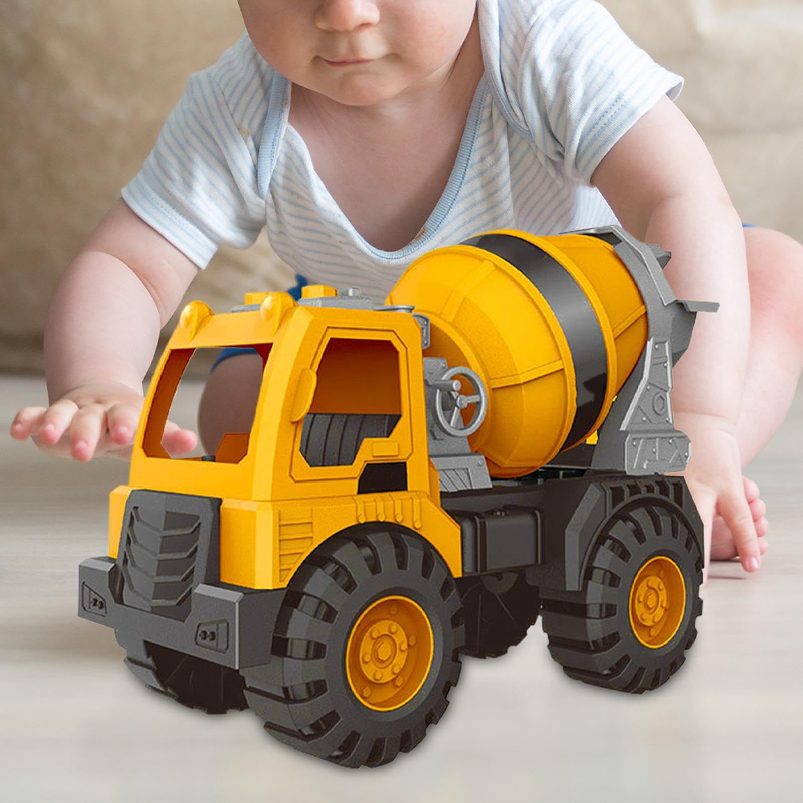 Pelleteuse pour - Kit de Jeu Durablies - Jouet de véhicule de Haute précision - Simulation d'un Camion de Construction - Équipement interactif, Outils appropriés pour Les et
