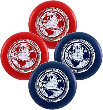 Whamo-O Frisbee - World Class Frisbee - 9.25" Sport Flying Disc 119G - Lightweight - Durable Flying Disc Toys for School, Game Prizes, Party, Indoor & Outdoor Game