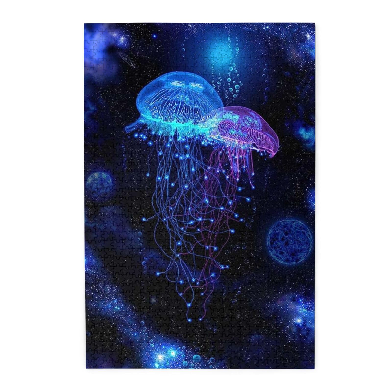 Amazon.co.jp: クラゲ 星 1000ピース ジグソーパズル 大人用 木製