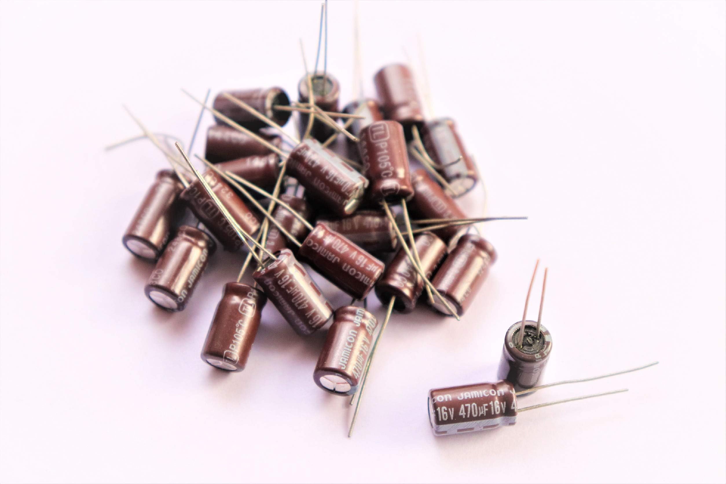 Lot De 10 Condensateurs électrolytiques 220µF 16V 105°C - Format Radial 6x12mm, Générique, Neuf