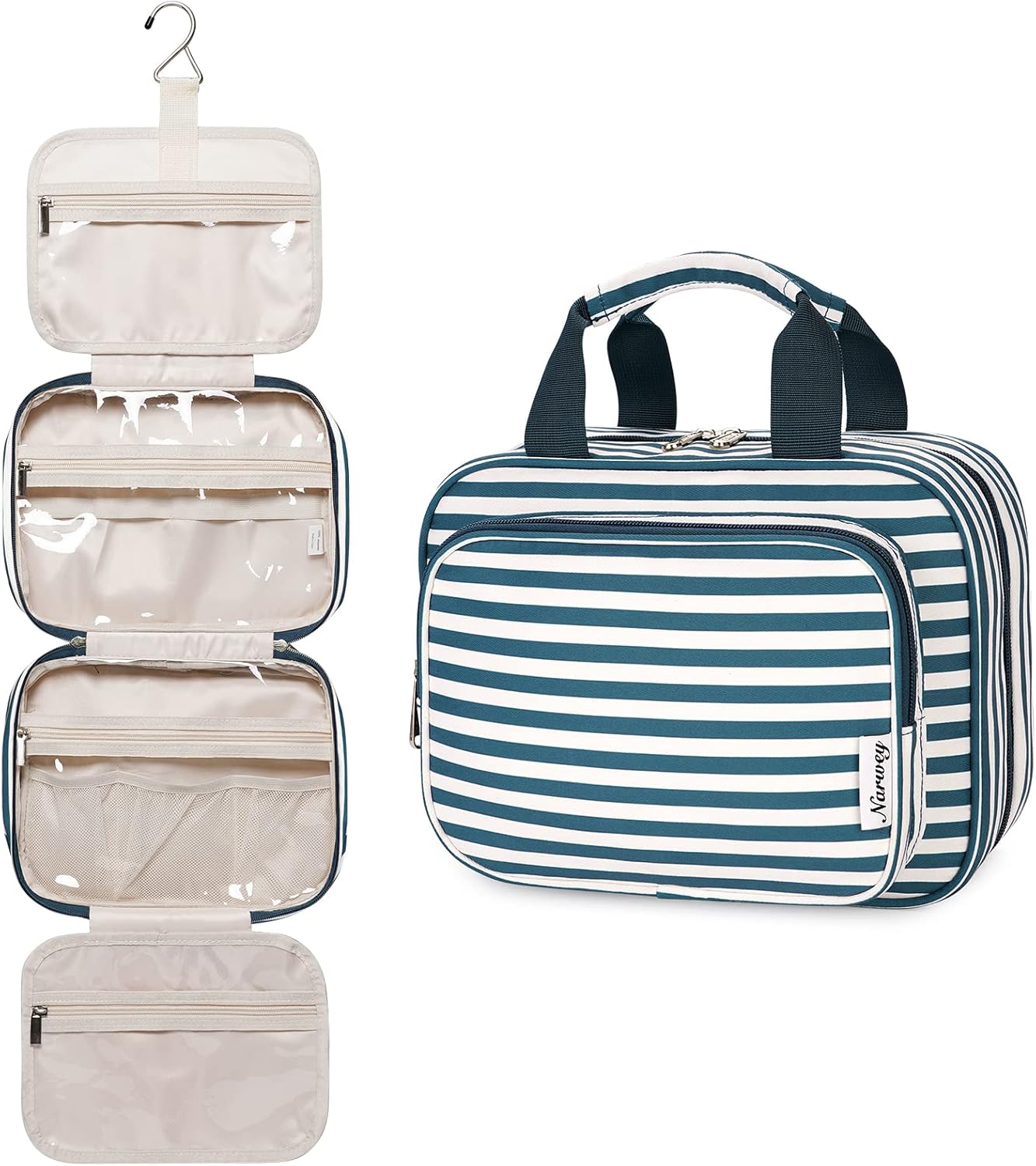 Large Hanging Makeup Bag Travel Toiletry Bag Cosmetic Organizer for Toiletries Toiletree Women and Girls (Elephant) : Beauty & Personal Care