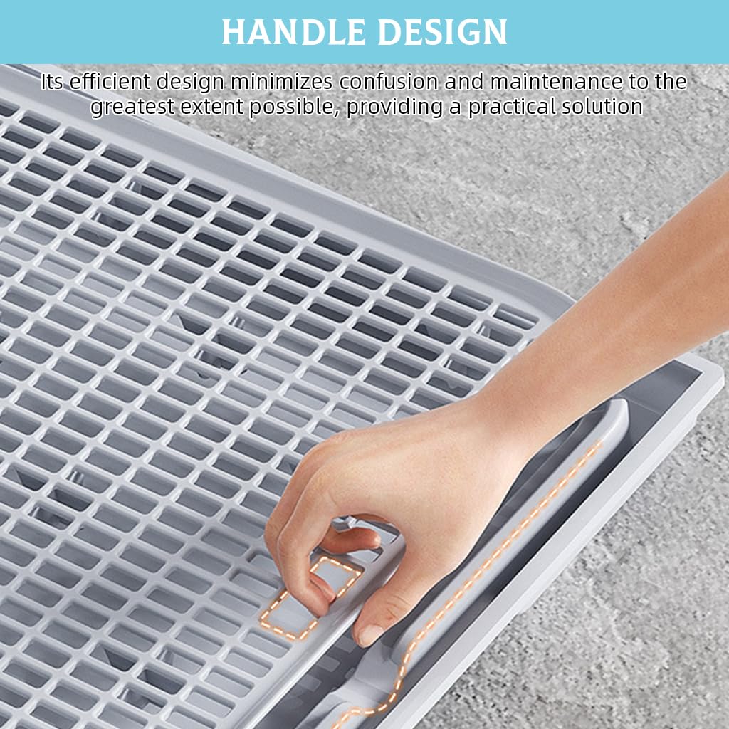 Qpets Cat Litter Box Step, Expandable Interlock Litter Mat 42 CM x 28.5 cm 3