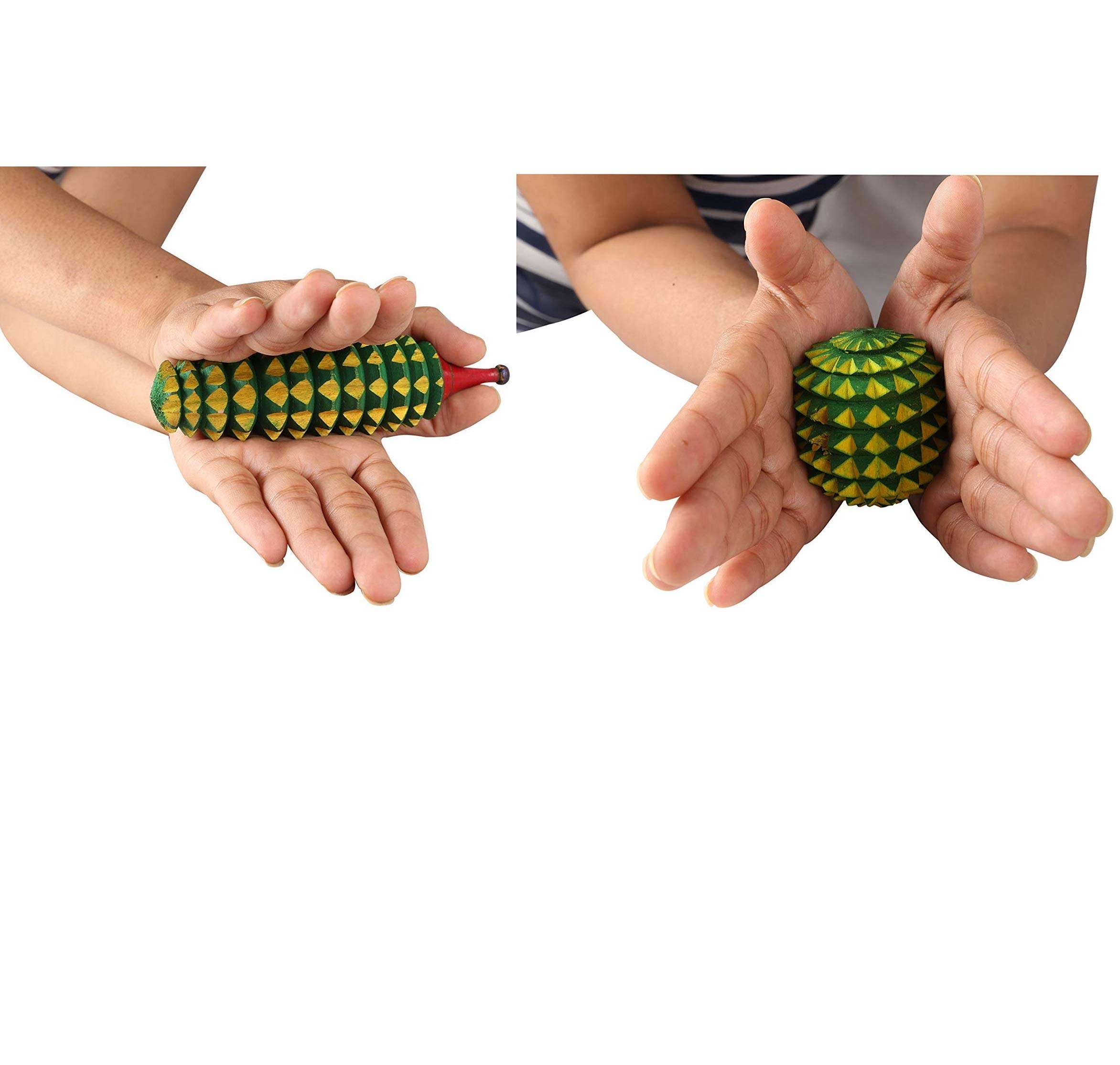 ACUPRESSURE New Tools Combo Kit with Yoko Poly-plastics Sole Height Increase, Wooden Ball, Thumb Pressure, Sujok Ring, Energy Roll, Wooden Jimmy, Pock 1