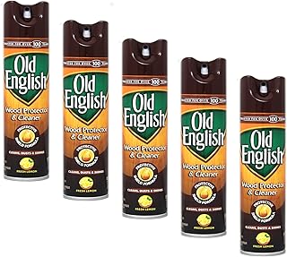 Furniture Polish Spray, Lemon 12.50 oz (Pack of 5)