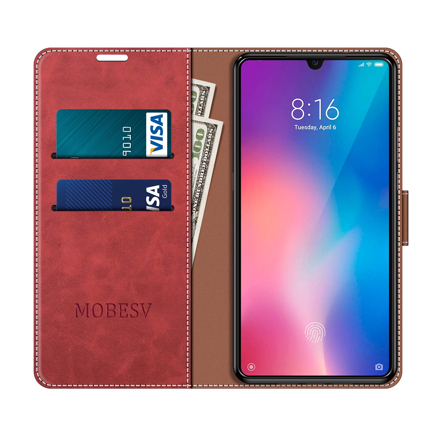 MOBESV Leder-Klapphülle Für Xiaomi Mi 10 / Mi 10 Pro – Mit Kartenfach, Ständer & Magnetverschluss