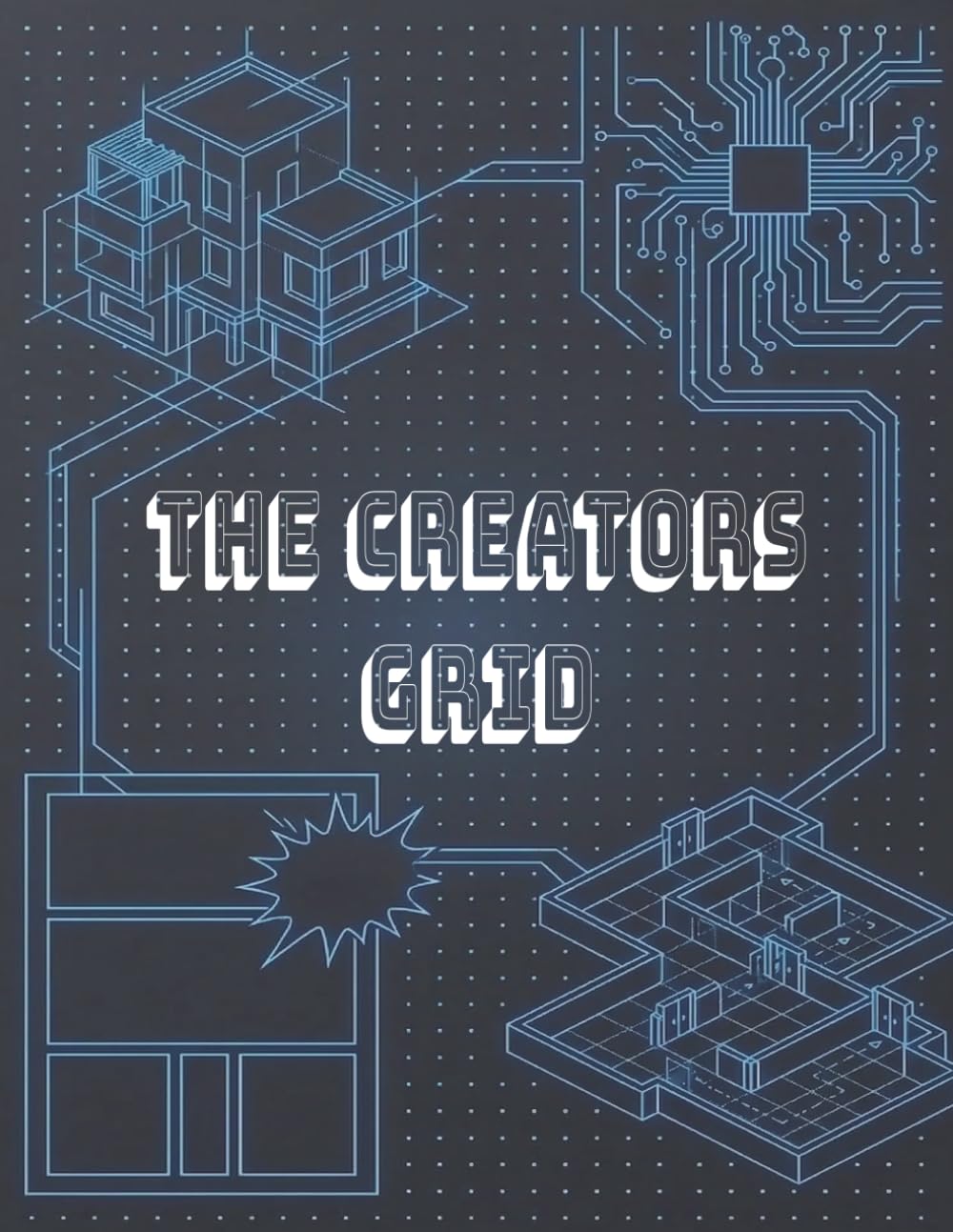 Dot Grid Notebook for Creators: Architecture Sketching, Comic Storyboarding, Engineering Notes, and Game Design Planning