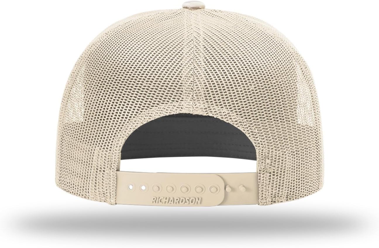 Richardson 168 168P Hat 7-Panel Trucker Cap Hi-Pro Snapback Cap Camo Hat Adjustable Baseball Hat Blank Hat Bulk Hats - Image 4