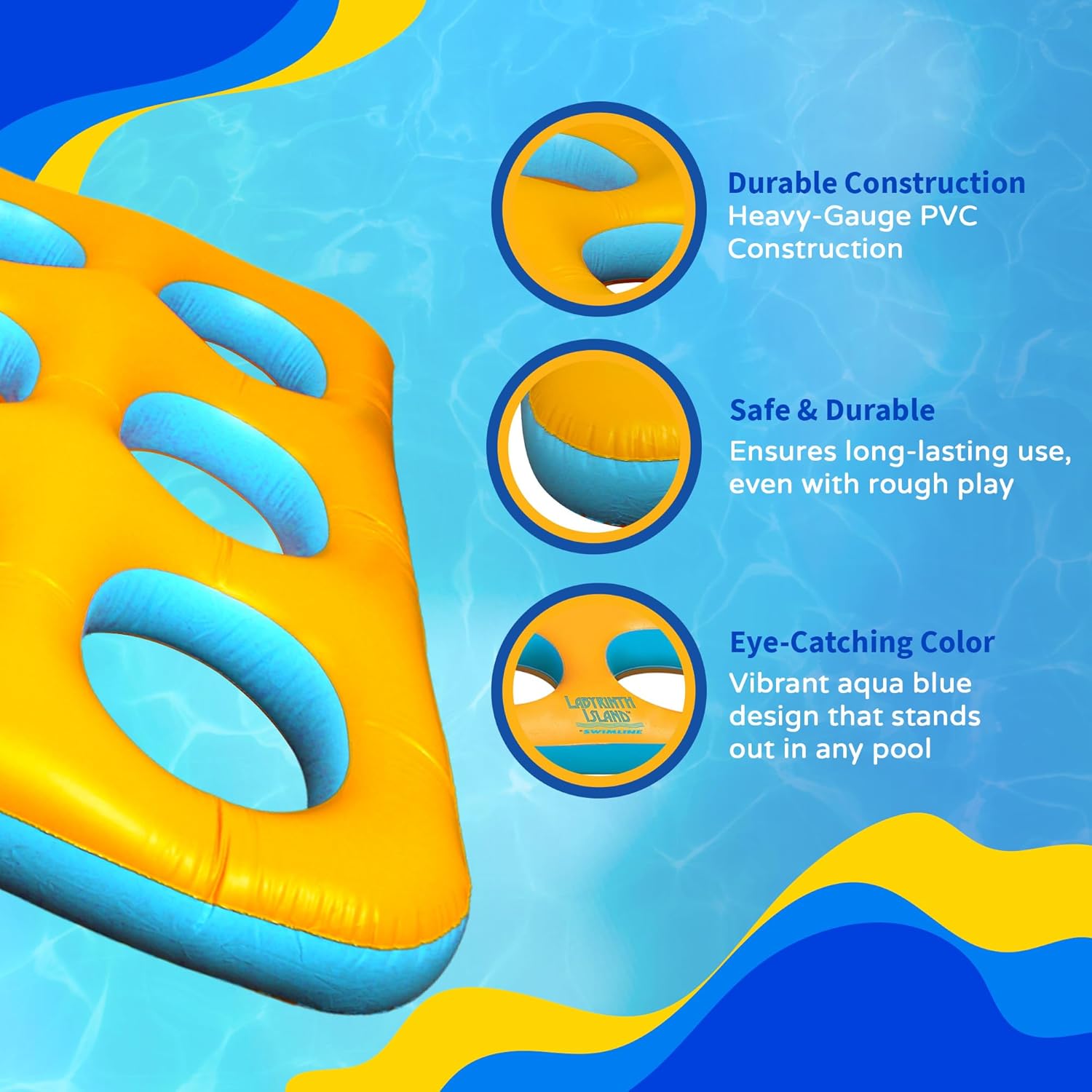 Swimline Labyrinth Island Inflatable Pool Toy