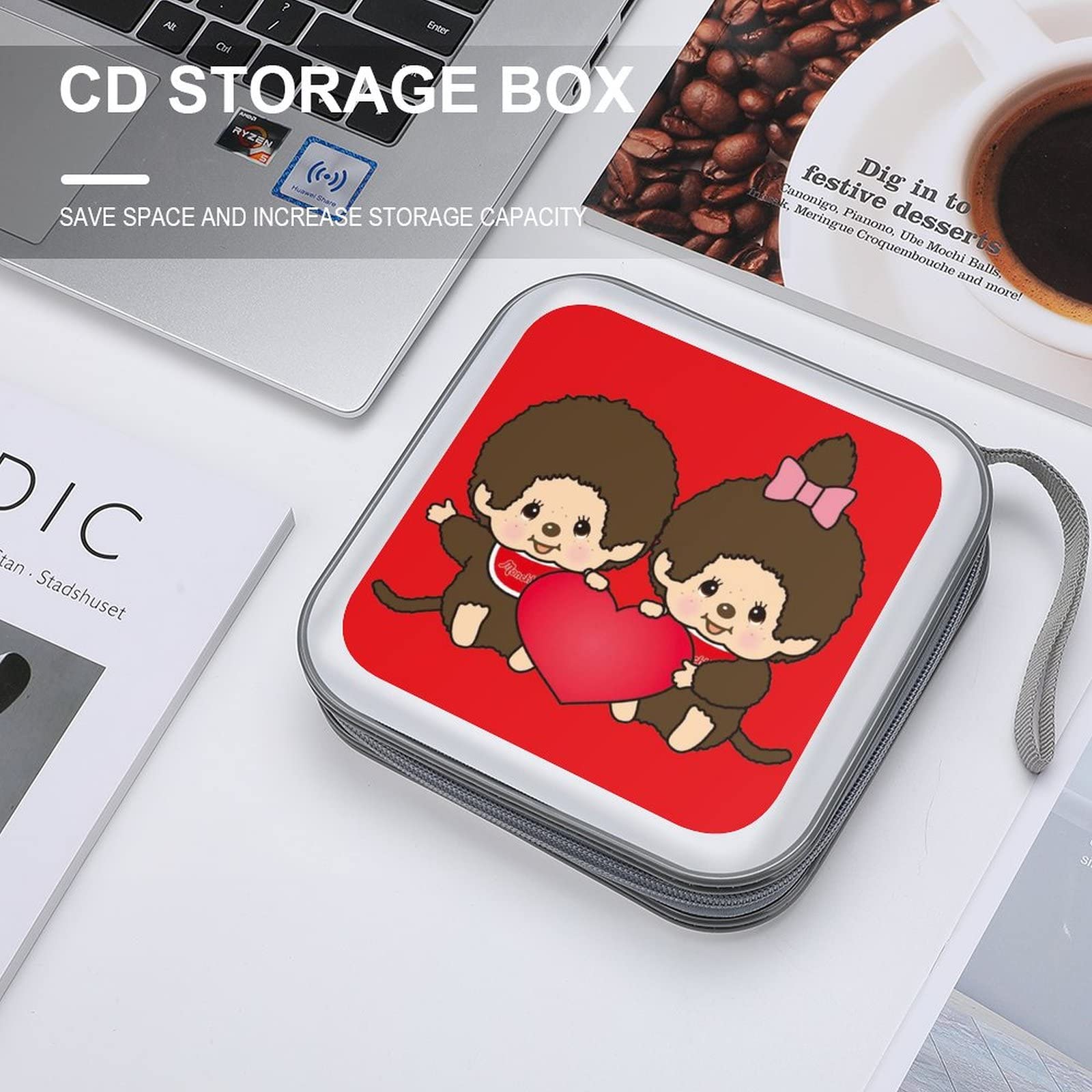 Amazon | モンチッチ CDケース プラケース スリム BD DVDケース 大容量