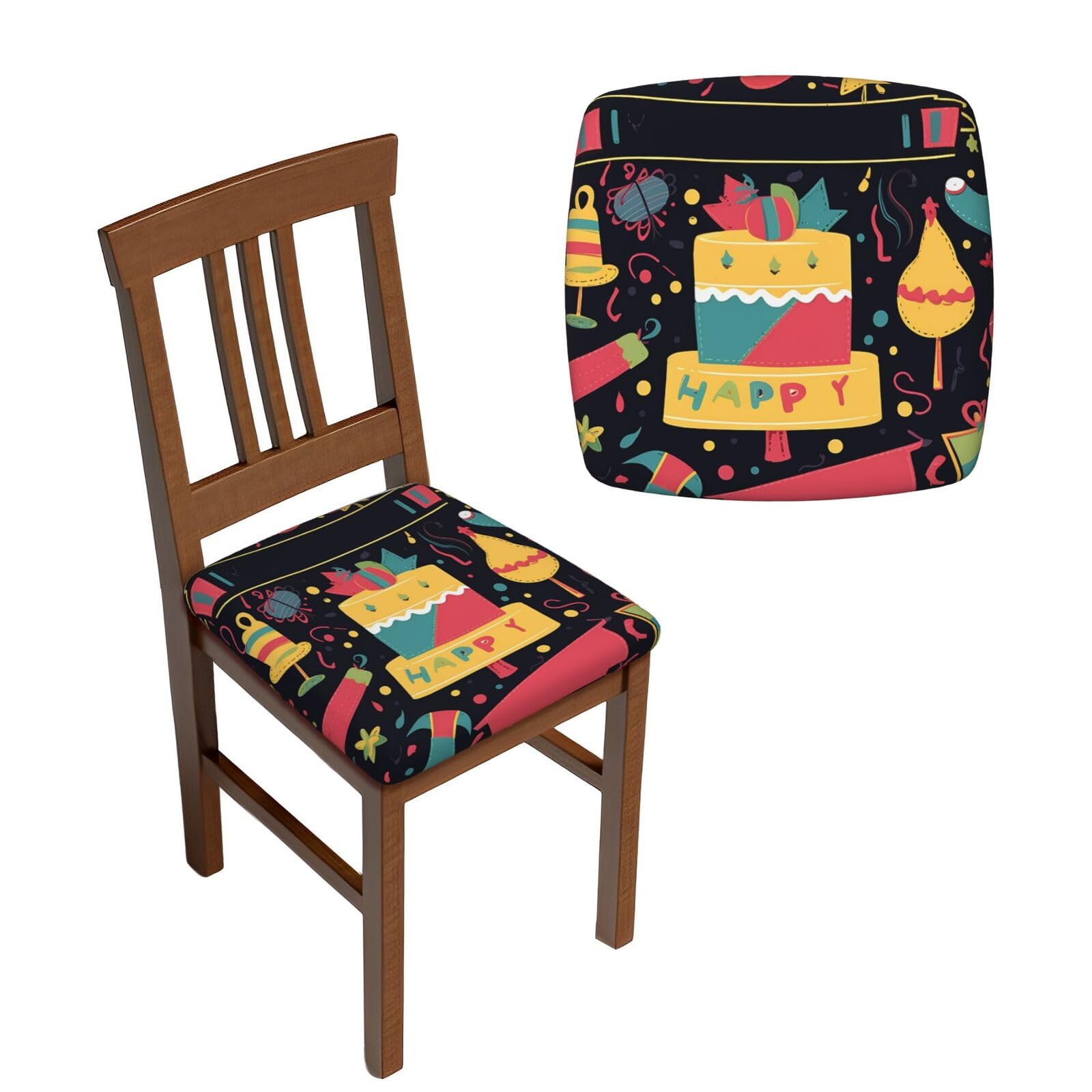 Housses de chaise Happy Birthday pour célébrer les repas en famille et créer des souvenirs