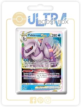 Palkia Originel VSTAR Origin Forme Palkia VSTAR 040/189 - my-booster X  p e et Bouclier 10 Astres Radieux - Box of 10 Pokemon French Cards