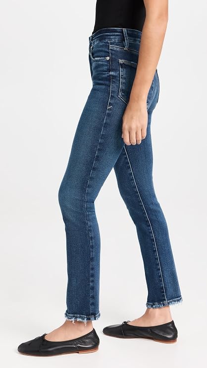 Good American Women's Good Legs Straight Jeans, indigo511, 6