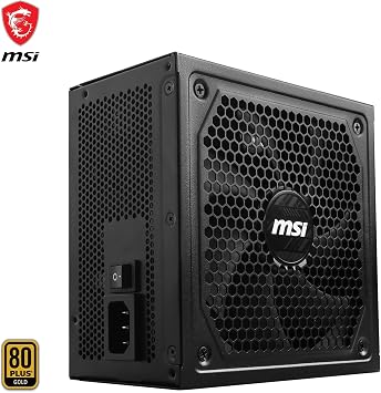 MSI MAG A1250GL PCIe5 1250W 80Plus Gold Full Modüler ATX Güç Kaynağı Siyah