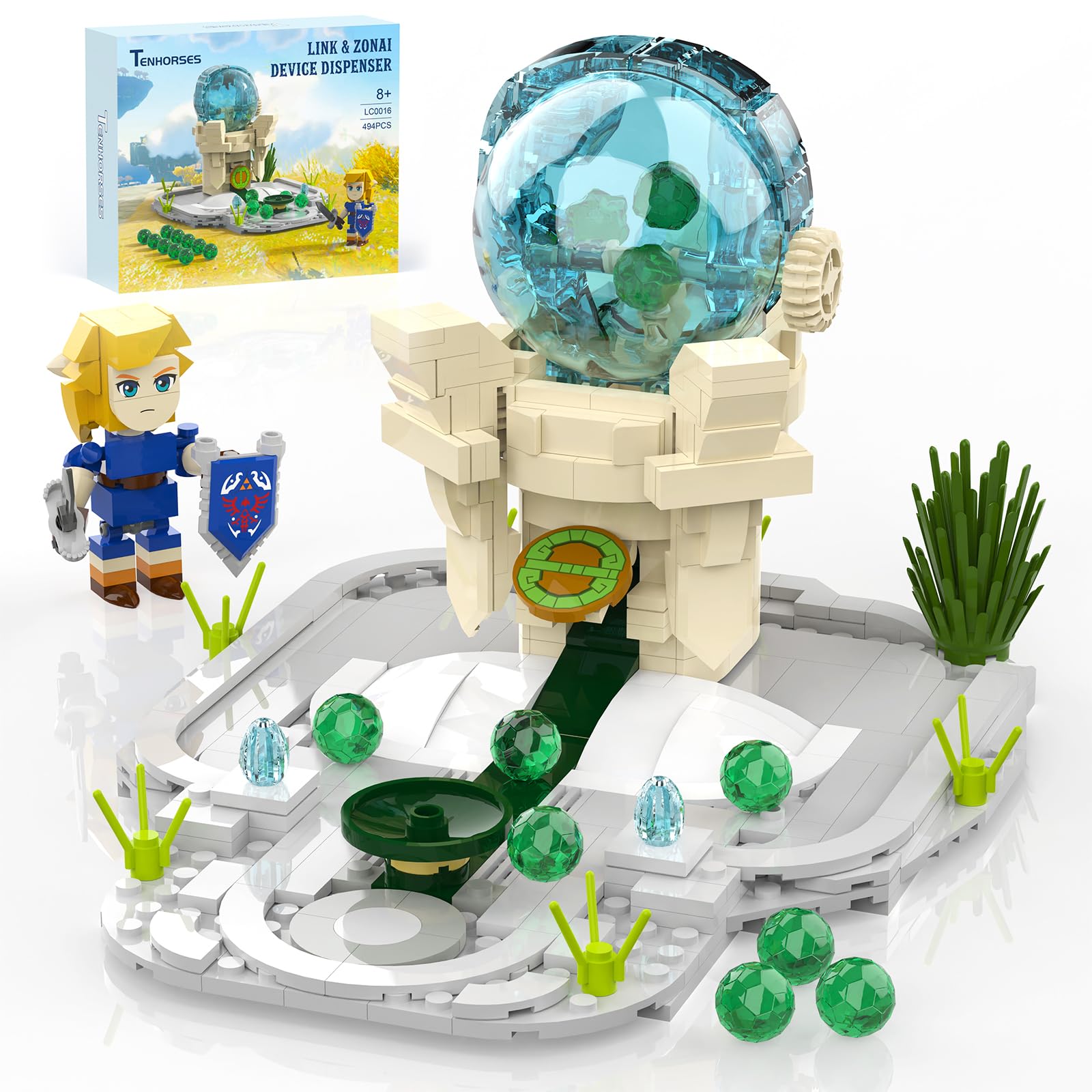 ホビーショップ LINK様 Amazon.com: Tenhorses Link Zonai Device Dispenser Building Set
