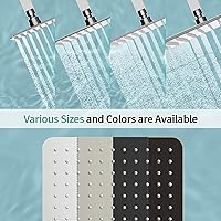 Vista 7 de SR Sun RISE - Cabeza de regadera de 12 pulgadas de acero inoxidable 304 de acabado cepillado y níquel, alta presión de agua, ultradelgada, ahorra