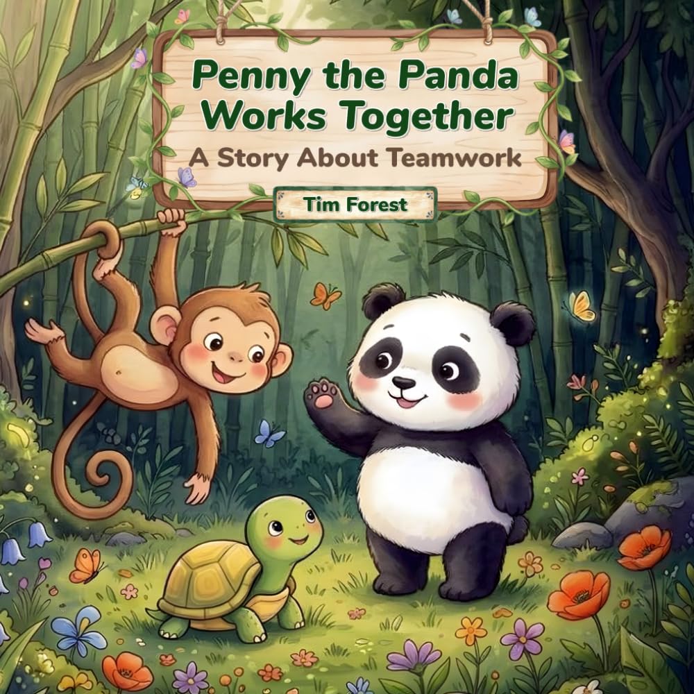 Penny the Panda Works Together: A Story About Teamwork (Animal Friends Adventures)