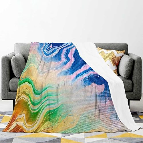 Miniatura 2 de Manta de trabajo Colorida Creativa Mantas Personalizadas Decorativas 70 Pulgadas X 70 Pulgadas