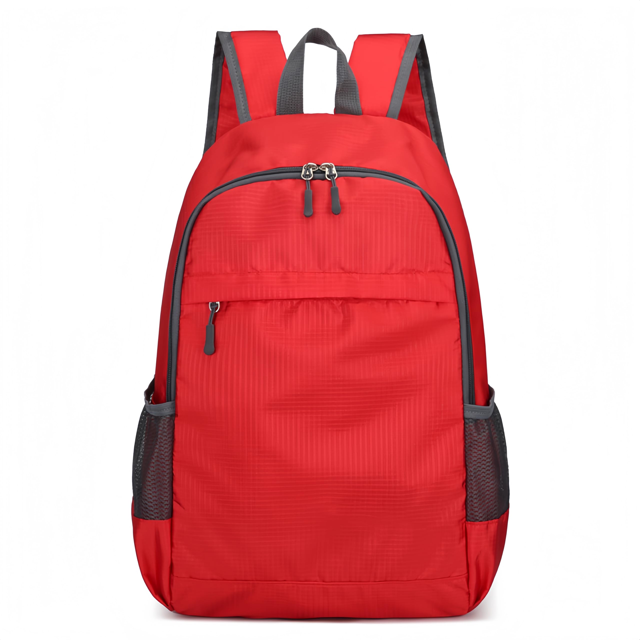 YYKSYDPT Lightweight Foldable Backpack for Mens Womens,Waterproof Hiking Daypacks,Packable Rucksacks Mountaineering Climbing Travelling Outdoor Camping Cycling Walking Biking (Red)