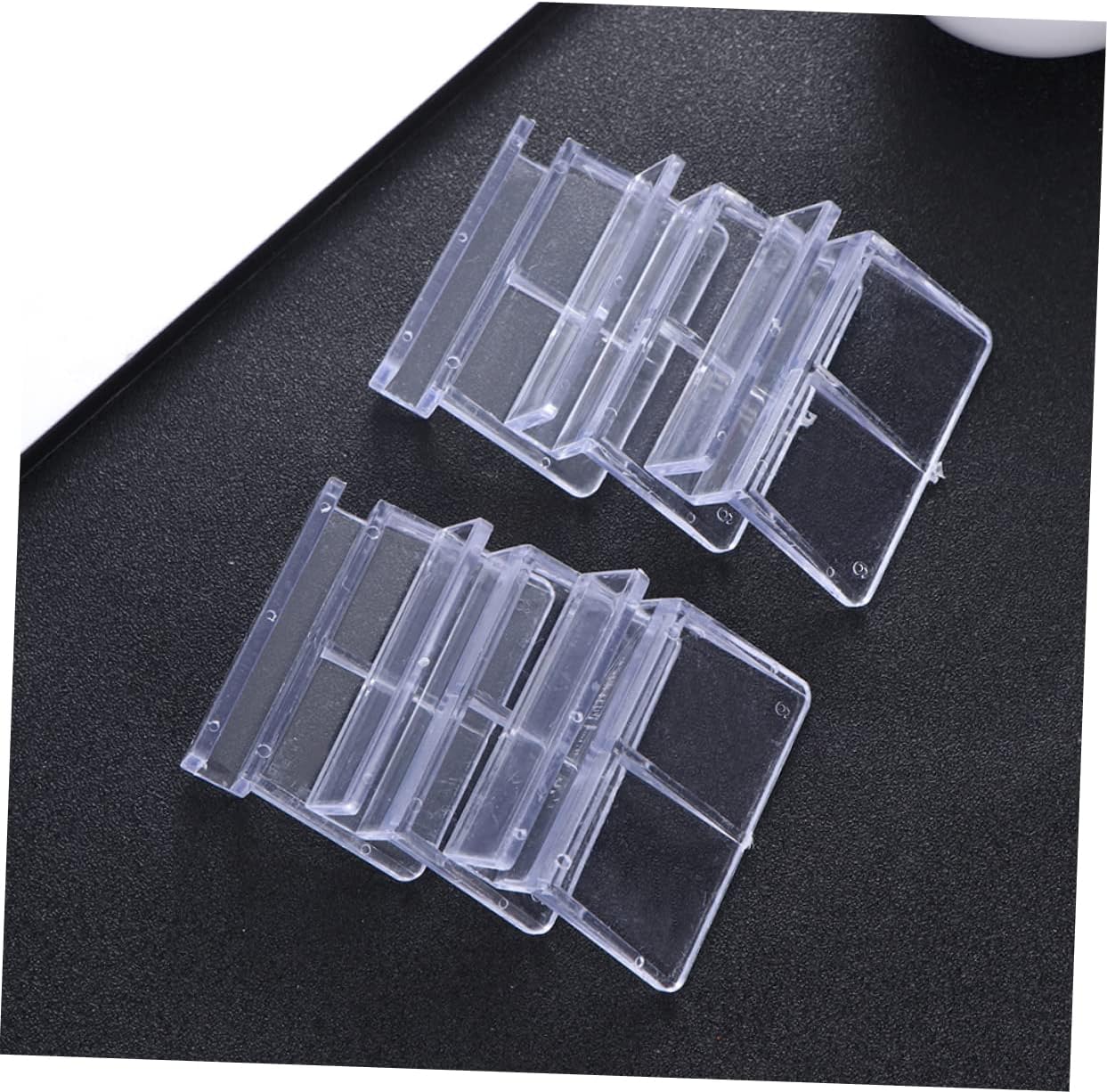 Beaupretty 3sets Fish Tank Cover Support Plastic Bracket for 5-6mm Glass Tanks Home Aquarium Rack 10pcs*3